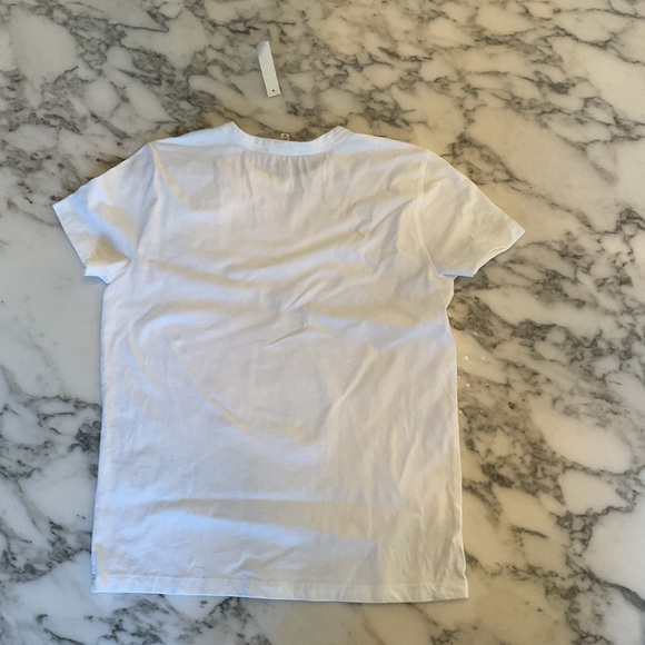 NWT Madewell Cotton Perfect Crewneck White TShirt pallet dust washed by hand - Picture 12 of 16